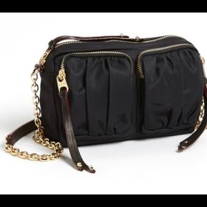 MZ Wallace, Penny in black Bedford crossbody bag